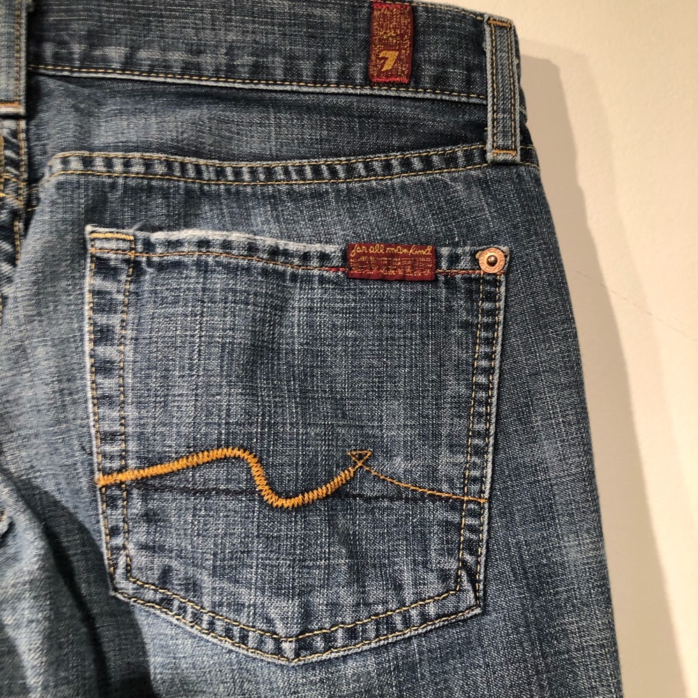 7 For All Mankind // Bootcut Jeans, Size 28